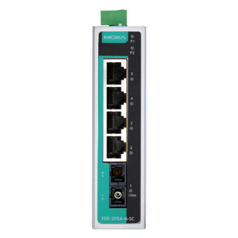 Коммутатор неуправляемый FAST ETHERNET MOXA EDS-205A-M-SC (6031619) Коммутаторы #3