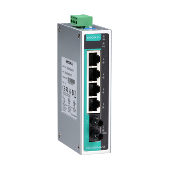 Коммутатор неуправляемый FAST ETHERNET MOXA EDS-205A-M-ST (6062752) Коммутаторы #1