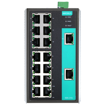 Коммутатор неуправляемый FAST ETHERNET MOXA EDS-316-T (1165422) Коммутаторы #2