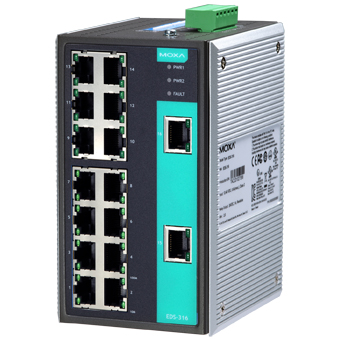 Коммутатор неуправляемый FAST ETHERNET MOXA EDS-316-T (1165422) Коммутаторы #1