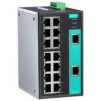 Коммутатор неуправляемый FAST ETHERNET MOXA EDS-316-T (1165422) Коммутаторы #3