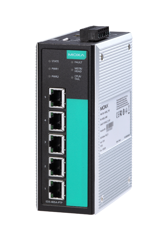 Коммутатор управляемый FAST ETHERNET MOXA EDS-405A-PTP (6100385) Коммутаторы #1