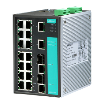 Коммутатор управляемый GIGABIT ETHERNET MOXA EDS-518A (1165429) Коммутаторы #1