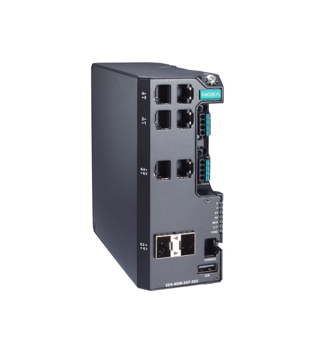 Коммутатор управляемый GIGABIT ETHERNET MOXA EDS-4008-2GT-2GS-HV Коммутаторы #1