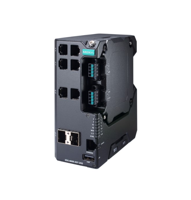 Коммутатор управляемый GIGABIT ETHERNET MOXA EDS-4008-2GT-2GS-HV-T Коммутаторы #2