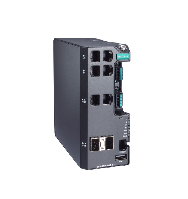 Коммутатор управляемый GIGABIT ETHERNET MOXA EDS-4008-2GT-2GS-LV-T Коммутаторы #1