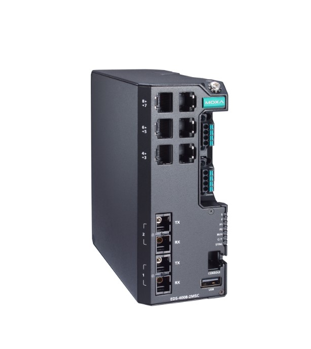 Коммутатор управляемый FAST ETHERNET MOXA EDS-4008-2MSC-HV Коммутаторы #1