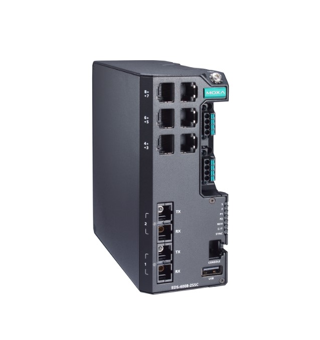 Коммутатор управляемый FAST ETHERNET MOXA EDS-4008-2SSC-HV-T Коммутаторы