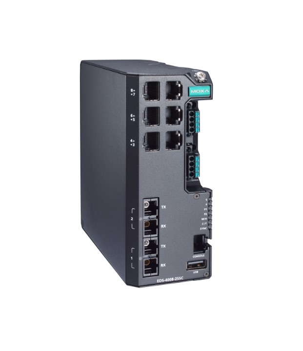 Коммутатор управляемый FAST ETHERNET MOXA EDS-4008-2SSC-LV-T Коммутаторы