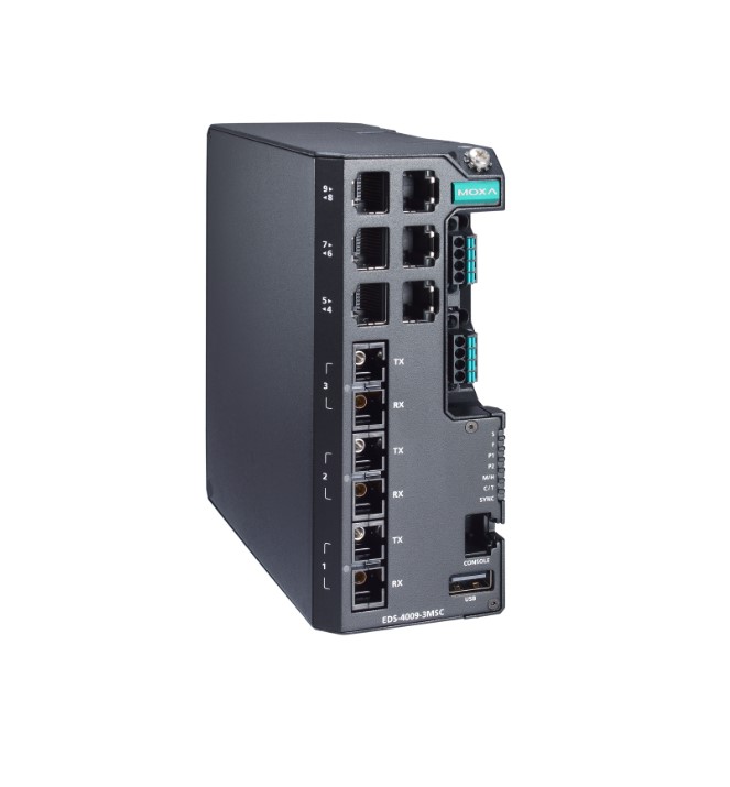 Коммутатор управляемый FAST ETHERNET MOXA EDS-4009-3MSC-HV-T Коммутаторы