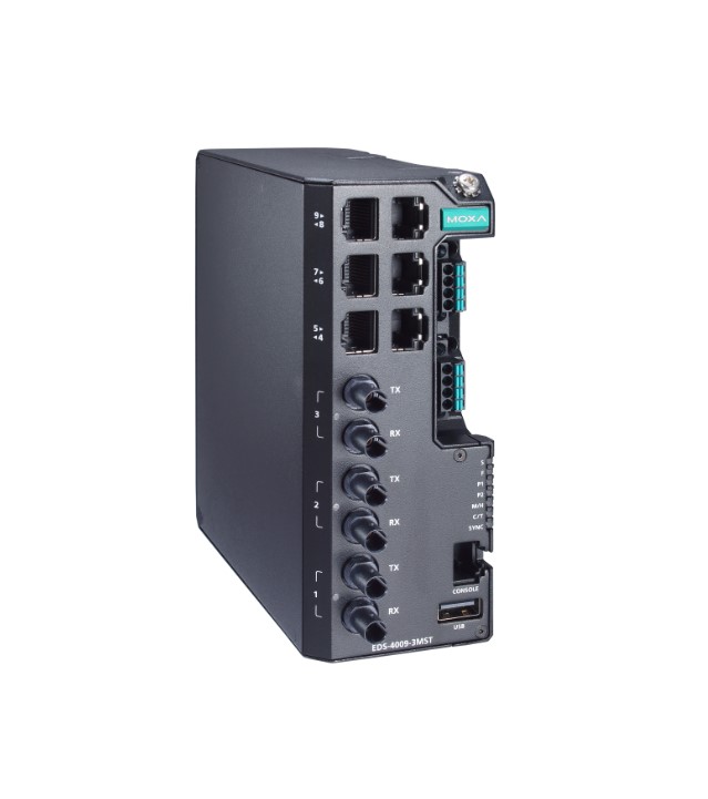 Коммутатор управляемый FAST ETHERNET MOXA EDS-4009-3MST-LV-T Коммутаторы