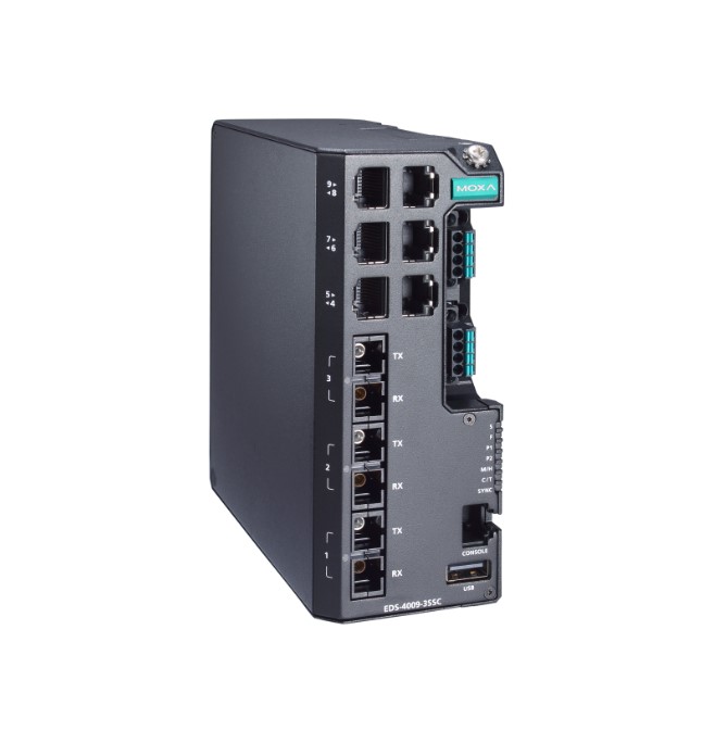 Коммутатор управляемый FAST ETHERNET MOXA EDS-4009-3SSC-HV-T Коммутаторы