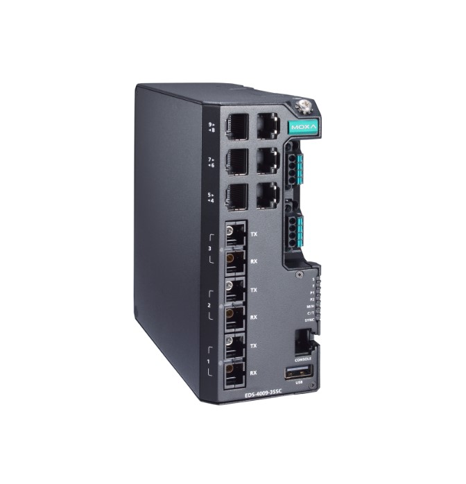 Коммутатор управляемый FAST ETHERNET MOXA EDS-4009-3SSC-LV Коммутаторы