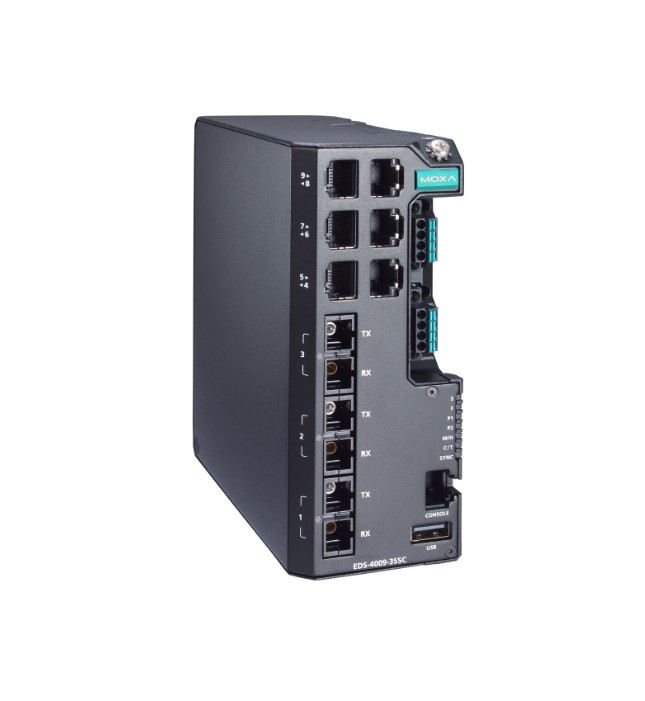 Коммутатор управляемый FAST ETHERNET MOXA EDS-4009-3SSC-LV-T Коммутаторы