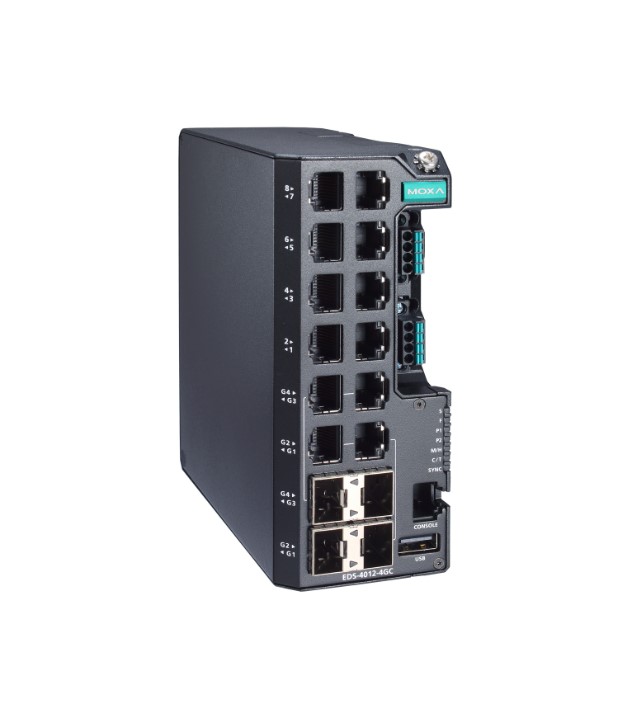 Коммутатор управляемый GIGABIT ETHERNET MOXA EDS-4012-4GS-LV Коммутаторы #2