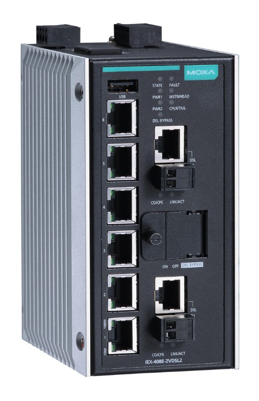 MOXA IEX-408E-2VDSL2-HV-T Коммутаторы #1