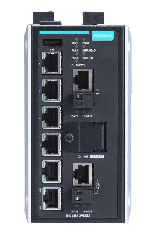 MOXA IEX-408E-2VDSL2-HV-T Коммутаторы #2