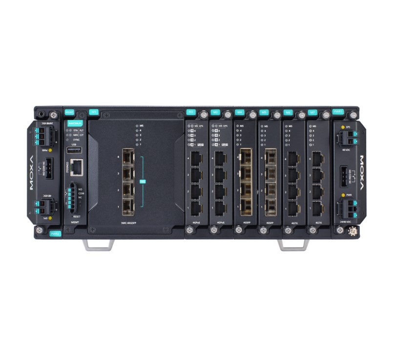 Коммутатор модульный управляемый MOXA MDS-G4028-4XGS-T Видеорегистраторы и приемное оборудование #2