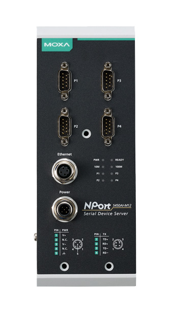 MOXA NPort 5450AI-M12-CT-T Коммутаторы #2