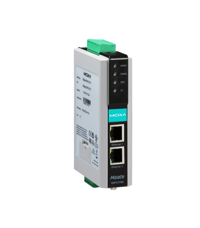 Преобразователь протоколов Modbus 1-портовый в промышленном исполнении MOXA MGate EIP3170-T (6026013) Вспомогательное оборудование ОПС #1