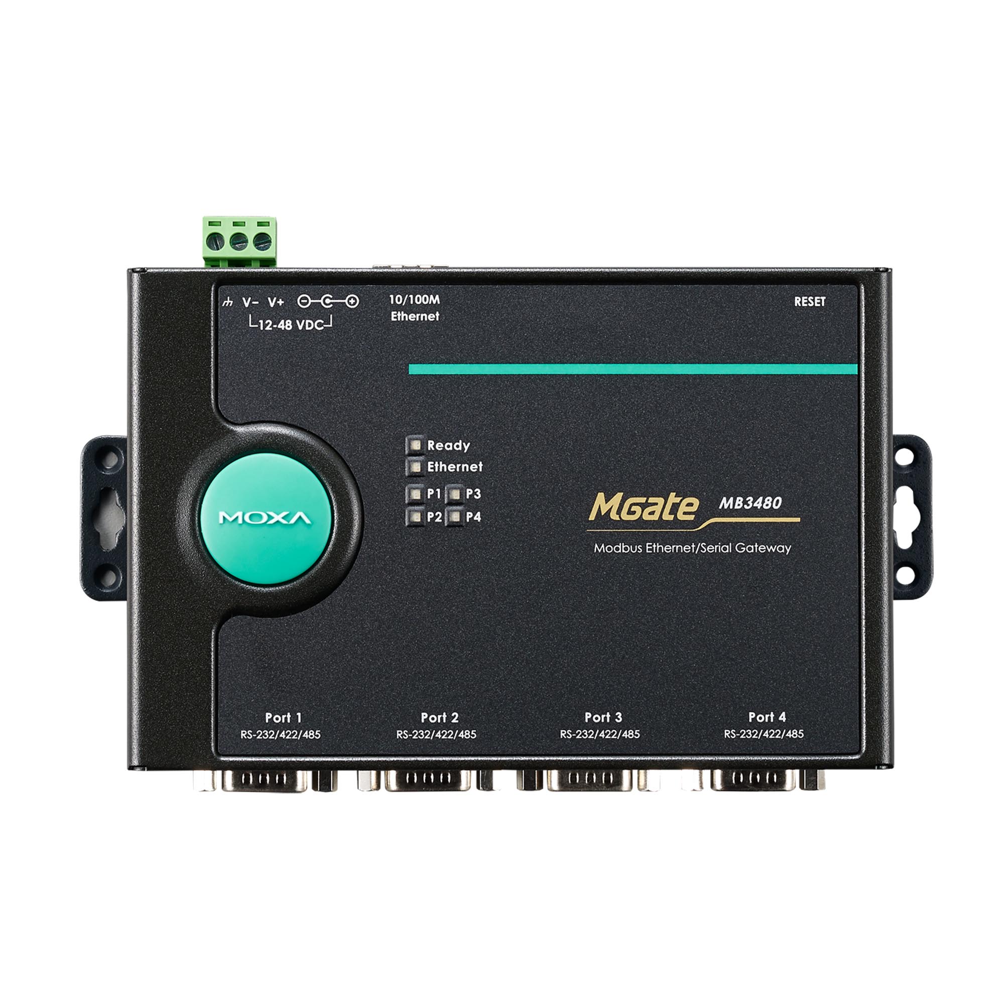 Преобразователь протоколов Modbus 2-портовый MOXA MGate MB3480 (1180857) Вспомогательное оборудование ОПС #2