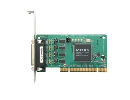 Плата мультипортовая для шины Universal PCI c 2 портами MOXA POS-104UL-T (6033304) Материнские платы для ноутбуков (запчасти)